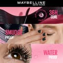 Maybelline New York Hypercurl Waterproof Mascara, Smudge & Highly Pigmented Very Black 3