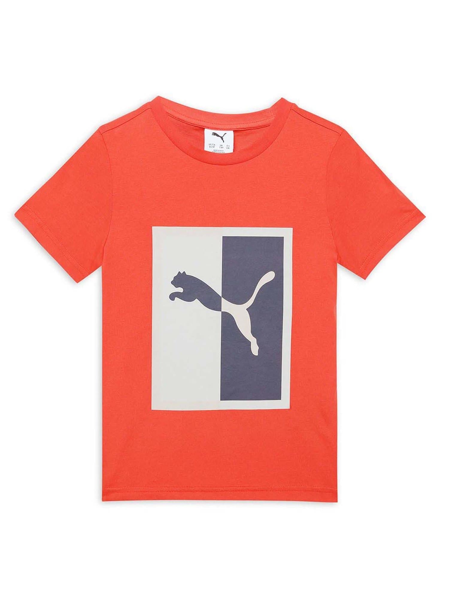 Puma Kids Blank India Grenadine Logo Regular Fit T-Shirt