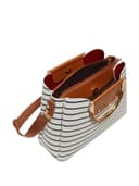 ALDO Nautical Solid Small Satchel Handbag 3