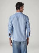 Levi's Men's Solid Slim Fit Linen Shirt 2