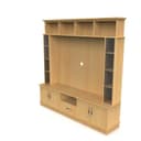 NEEHV HOME Wooden Goldberg Wooden TV Unit for Living Room | Bed Room (Bavarian Beech, 40.6 X 180 X 180) 4