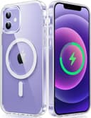 BATCHONE Back Cover for iPhone 12 | Compatible with MagSafe | Premium Polycarbonate | Slim (Transparent) (Pack of 1) 2