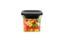 Clazkit Containers For Kitchen Storage Set, Plastic Boxes For Storage, Kitchen Organizer & Kitchen Accessories Items (700 Ml, 2 Pcs), Black 2