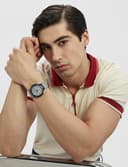 adidas Men Silicone Originals Analog Silver Dial Watch-Aofh22003, Band Color-Blue 4