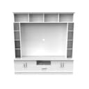 NEEHV HOME - Creating Happy Spaces Wooden Goldberg Wooden Tv Unit for Living Room | Bed Room (Frosty White, 40.6 X 180 X 180) 5