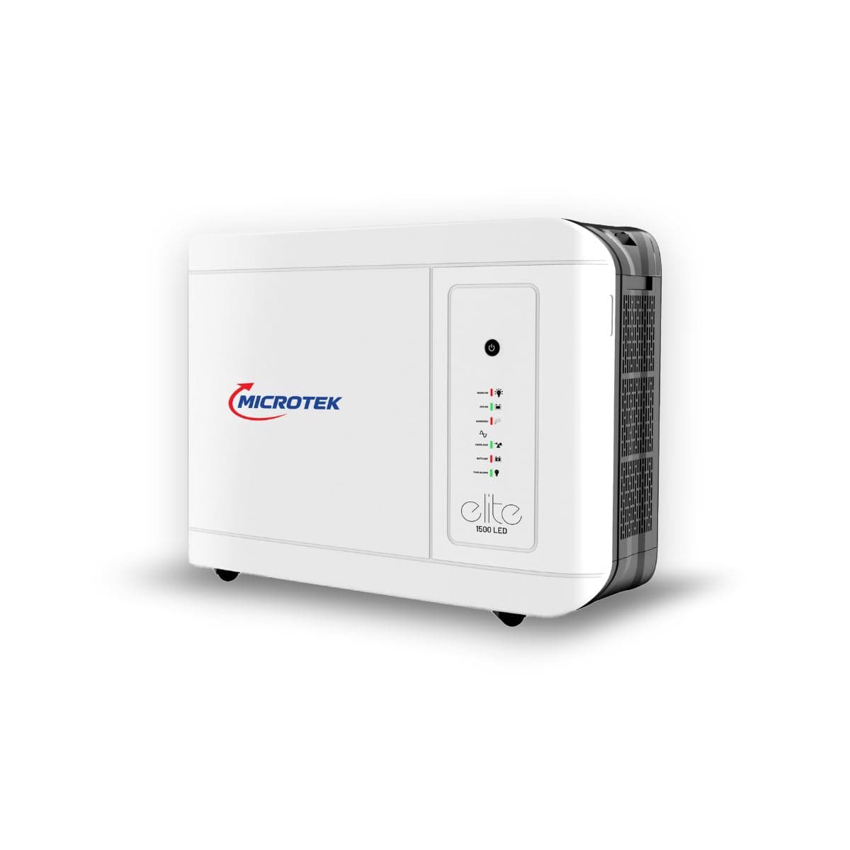 Microtek Elite 1500 LED 12V | Pure Sine Wave Inverter UPS 1100VA/825W, 12V Home Inverter with LED Display, Fast Charging, Generator Compatible, Wide Input Voltage 100V-300V