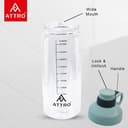 ATTRO Prime Admire 3 Lunch Box with Hydra Water Bottle, School Tiffin Combo,Blue Red 4