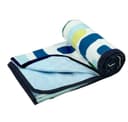 BSB HOME Pure Cotton 120 GSM Reversible Soft Lightweight Printed Double Bed Blanket/AC Dohar/Skin Friendly Dohar-220x230 cm-Blue Green & Yellow 5