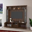 NEEHV HOME Wooden Goldberg Wooden Tv Unit for Living Room | Bed Room (Classic Walnut, 40.6 X 180 X 180) 3