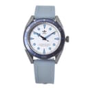 adidas Men Silicone Originals Analog Silver Dial Watch-Aofh22003, Band Color-Blue 1