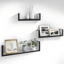 Dime Store Wall Mount Wall Shelf Rack Dispplay Floating Hanging Shelf for Room Wall and Home Decor Items and Storage Organizer (Standard, Marble White) 1