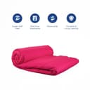 Zinnia Ultra Soft Microfibre Reversible Comforter - Double 230 x 255 CM, Pink and Teal(Solid - Vibrant) 4