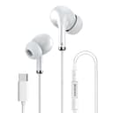 Kratos Tune V5 C Type Earphones Wired, Deep Bass Drivers Earphone, Inline Control Type c Headphones with Mic, Sweat Resistant, Comfort Fit Type c Earphone with Volume Control,Metallic c pin Earphones 1