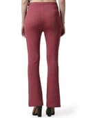 POPWINGS Solid Full-Length Polyester Regular-Fit Trouser Pants for Women for Casual and Semi Formal Wear 4