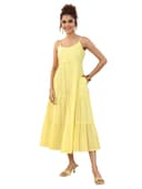 Libas Womens Solid Cotton Fit and Flare Dress for Women 1