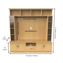 NEEHV HOME Wooden Goldberg Wooden TV Unit for Living Room | Bed Room (Bavarian Beech, 40.6 X 180 X 180) 2