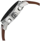 Hugo BOSS Leather Navigator Analog Black Dial Men's Watch-1513812, Band_Brown 3