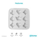 All Time Clubs Ice Tray | Unbreakable | Virgin Plastic ice Tray | Multicolor 1