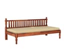 Solid Sheesham Wood Sofa 3 Seater Sofa Diwan Bed for Home Living Room Wooden Couch Diwan Sofa Settee for Living Room and Office | Rosewood Three 3 Seater Sofa (Honey, 3 Seater) 3