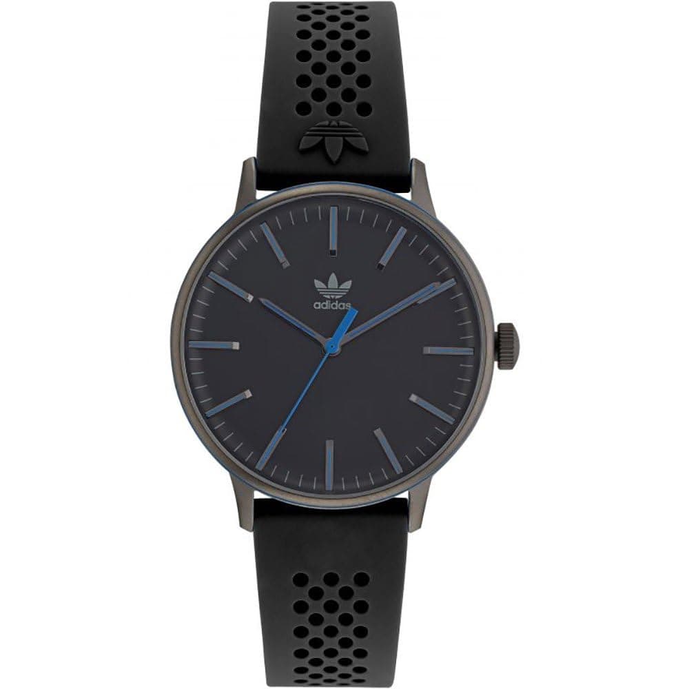 adidas Men Silicone Originals Analog Black Dial Watch-Aosy22020, Band Color-Black