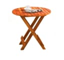 Home furniture Wooden Patio Dining Set Foldable 2 Chair and Round Table for Balcony Garden Indoor Outdoor Terrace Furniture 3