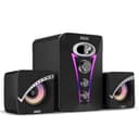 AKAI Zest MS2222 22W 2.1 Channel Wired Gaming Speaker with Subwoofer for Laptop, PC, Desktop, Computer, USB Powered,3.5mm Aux Input with RGB Lights Stereo Bass with Volume Controller - Black 1
