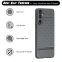 Amazon Basics Shockproof Case for Samsung Galaxy A17 5G / F17 5G / M17 5G | Full Camera Protection | TPU Flexible Back Cover for Samsung Galaxy A17 5G / F17 5G / M17 5G (Graphite Grey) 5