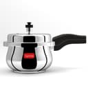 Lifelong Stainless Steel Curve Pressure Cooker 2Liters | Induction & Gas Stove Compatible with Outer Lid, ISI Certified & Lock System | Safe & Durable Kitchen Essential with 5 Years Warranty (Silver) 1