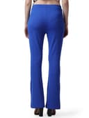 POPWINGS Solid Full-Length Polyester Regular-Fit Trouser Pants for Women for Casual and Semi Formal Wear 4