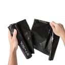 Garbage Bags 30 Pcs Strong Leak-Proof Black 19x21 Inch Home Office 2