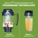 Preethi Eco Fresh Mixer grinder | 750 Watt Mixie | Made fresh, stays fresh | Food Sense Technology|grinding+ Storage jar |MG-291 (Yellow) 5