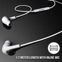 Kratos Tune V5 C Type Earphones Wired, Deep Bass Drivers Earphone, Inline Control Type c Headphones with Mic, Sweat Resistant, Comfort Fit Type c Earphone with Volume Control,Metallic c pin Earphones 4