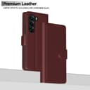 Pikkme Flip Cover for Realme P4x 5G Leather Finish | Inside TPU with Card Pockets | Wallet Stand and Shock Proof | Complete Protection Flip Case (Brown) 2