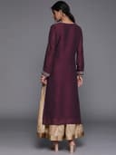 Libas Gerua Embroidered Silk Straight Kurta | Ethnic wear | Bridal Suit | Wedding Dress | Occasion wear 3