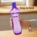 Nayasa Loopy 1000 ML Pet Plastic Fridge Water Bottles Set of 6 | BPA Free | Leak Proof | Airtight Lid | Purple 4