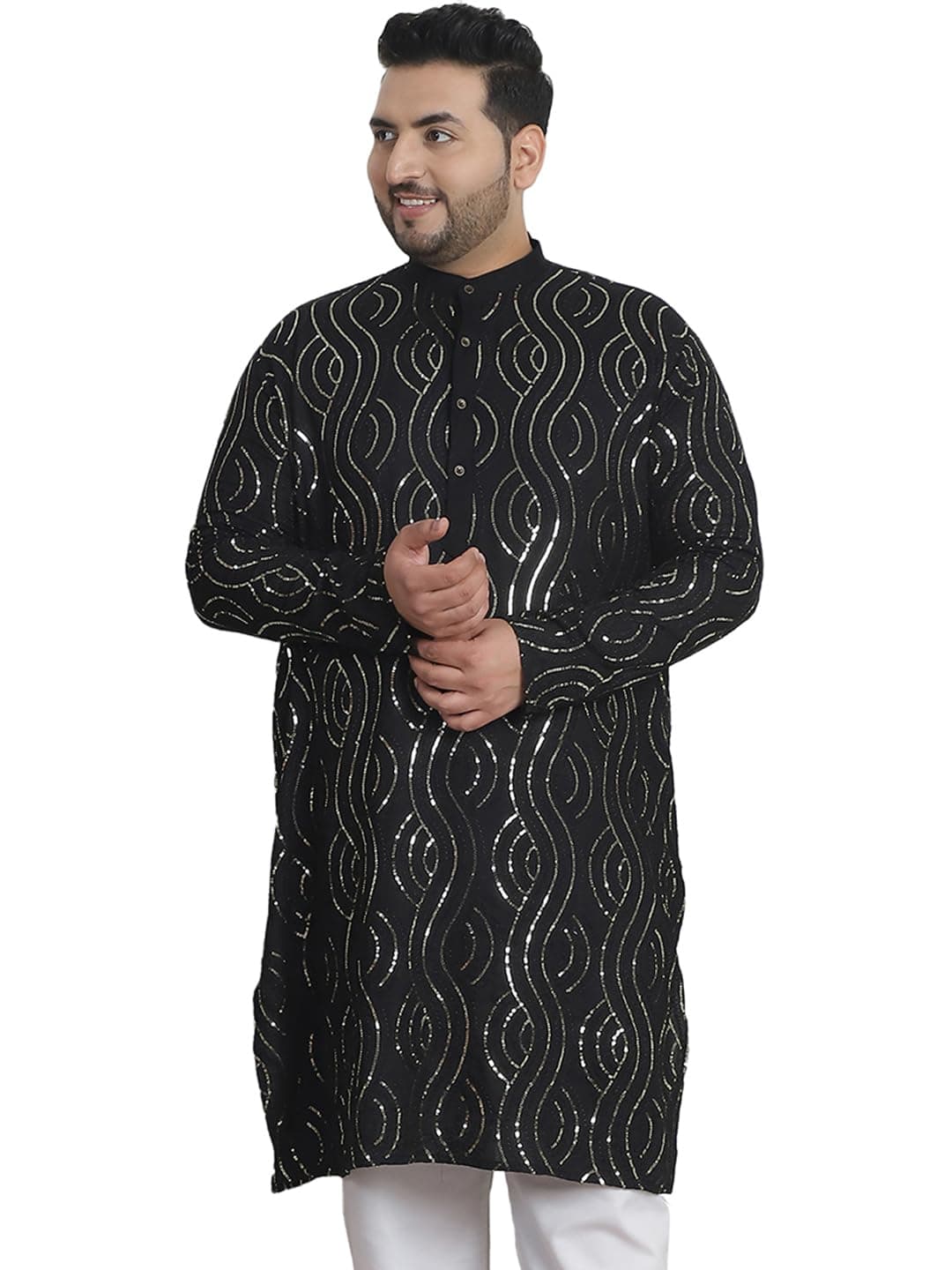 SOJANYA(Since 1958 Cotton Regular Fit Plus Size Ethnic Long Kurta for Navratri & Indian Festivals