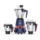 Havells Atomica 1000W 3 Jar Mixer Grinder | 3 Speed | Air Vent Tech | Stainless steel blade | Dark Blue and Brown color 1
