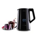 Usha ICHEF Programmable Kettle 2000 Watt| 1.5L | Digital LED Display & Touch control | Double wall for protection from hot exterior| 4 Pre-set modes| Safety with auto cut off | 2 Years Warranty(Black) 1
