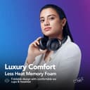 MadRabbit Touch ANC Foldable Over Ear Wireless Bluetooth Headphones with Mic, Hybrid Active Noise Cancellation,85H Battery & 40MM Drivers, Transparent & Gaming Mode, Type C & Voice Assistant 2