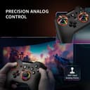 Amazon Basics Pro Series Gamepad with Bluetooth and RGB | 2.4GHz & Wired Modes | Dual Vibration | 6-Axis Gyroscope | Compatible with Switch | Android | PS3 | Windows | Type-C Charging | Black 5