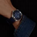 HUGO Grail Skeleton Qtz Multifunction Blue Round Dial Men's Watch |Blue Silicone Material | Strap Watch - 1530375 4