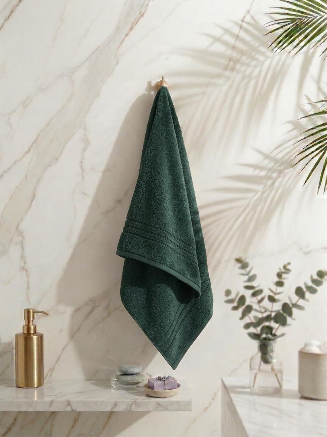 Monte Carlo Essential 100% Cotton Bath Towel | 380 GSM Lightweight & Quick Dry | Soft Absorbent Compact Towel 60x120 cm | Bathroom Towel for Gym, Travel & Daily Use (Jazz) | Lilac Sachet