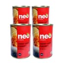 Neo Sweet Corn Kernels 420g Tin I P4 I Use as topping for Pizza, Pasta, Salads,Sandwich, Burger I Low Fat Ready-To-Eat Healthy Snack, Source of Fibre I Nt. Wt. 420g / Dr. Wt. 285g (Pack of 4) 1