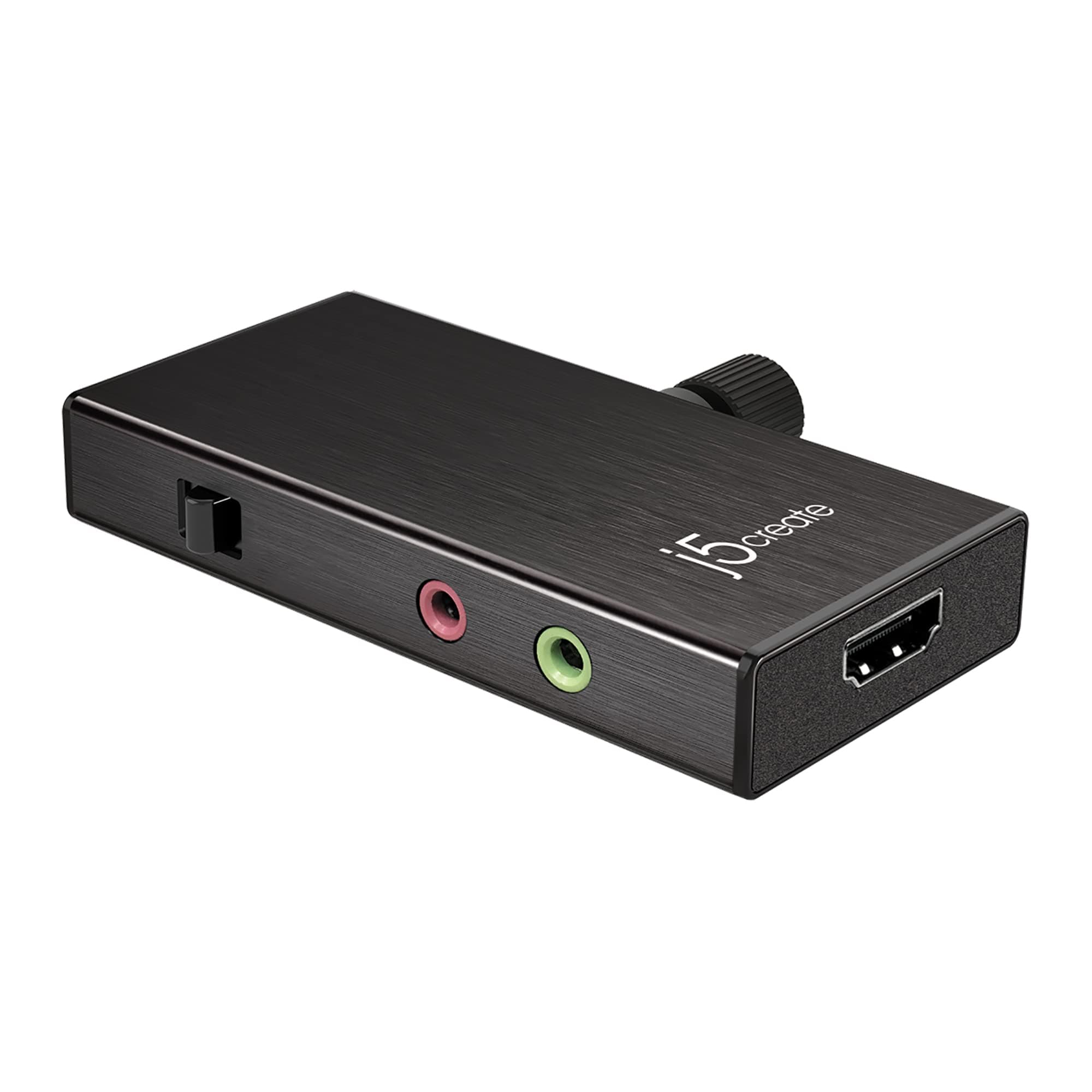 j5create Live Video Capture Card - HDMI to USB-C, Supports 1080p 60FPS Video and Audio Recording, Power Delivery 60W Pass Through, Ideal for PC Xbox PlayStation Android Game Live Streaming (JVA02)