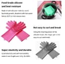 Pivalo Reusable Silicone Dishwashing Gloves for Kitchen Utensil Cleaning Scrubber Heat-Resistant & Waterproof Pet Grooming Dog Bathing Cars and Bathroom Cleaning Gloves (1 Pair, Multicolour) 5