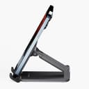 Ambrane Multipurpose Tabletop Mobile Stand | Adjustable Angle & Height| Universal Holder for iPhone, Samsung, OnePlus & All Smartphones | Portable, Anti-Skid | for Home, Office, Bed & Gifting (Black) 2