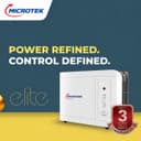 Microtek Elite 1500 LED 12V | Pure Sine Wave Inverter UPS 1100VA/825W, 12V Home Inverter with LED Display, Fast Charging, Generator Compatible, Wide Input Voltage 100V-300V 2