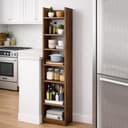 ECOLINE 7 Tier Wooden Book Shelf for Home, Sturdy Engineered Wood Bookshelf 4