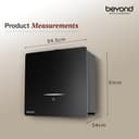 Beyond Appliances Cube Pro Plug N Play Ductless Kitchen Chimney | 1400 CMH | Auto Clean | 5-Stage Charcoal Activated Filter | Touch Control | 3-way Suction | 48dB Low Noise | Black | PAN INDIA SERVICE 3