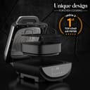 Borosil Best 6.1 L Air Fryer | 4 in 1 Function with QuickFry Technology, Auto Off Function | Air Fryer for Bake, Grill, Roast, Reheat etc. | 90% Less Oil | 2 Year Warranty | Black 4